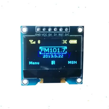 0,96-Дюймовый OLED-ЖК-дисплей Модуль SPI Синий Желтый Сине-Белый Stm32/51/ Обычный