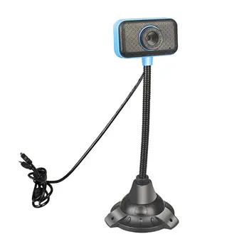 1 шт. Настольная стабильная веб-камера для домашнего офиса, общежития, компьютерная веб-камера высокой четкости с микрофоном с шумоподавлением