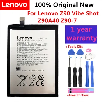100% Оригинальный Новый Аккумулятор Для Lenovo Z90 Battery BL246 Lenovo Vibe Shot Battery Z90A40 Z90-7 3000 мАч Аккумуляторная Батарея Для телефона