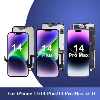 1шт OLED Для Iphone 14 ЖК-сенсорная панель Дигитайзер Экрана Для Iphone 14 Plus 14 Pro Max Дисплей В Сборе Бесплатная Доставка С инструментами
