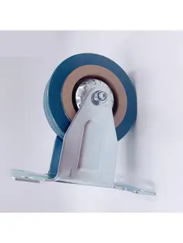 2 шт./лот Направляющий ролик для полки холодильника, 3-дюймовая серая резиновая шина, фиксированное промышленное износостойкое колесо из ПВХ