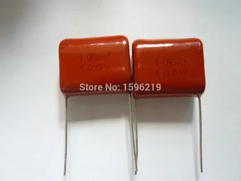 20 шт. конденсатор CBB 106 100 В 106J 10 мкФ P22 CL21 из металлизированной полипропиленовой пленки