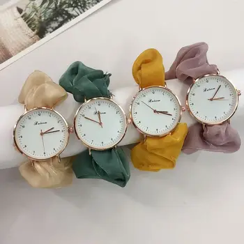 2022 Модные Креативные Часы с Лентой для Женщин, Элегантные Женские Кварцевые Наручные Часы Reloj Mujer часы женские