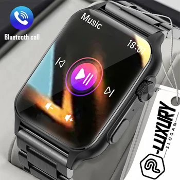 2023 Новые 1,96 дюймовые Смарт-Часы Мужские Bluetooth Call HD Экранные Часы С Поворотными Клавишами IP67 Smartwatch Женские Relojes Hombre Для huawei