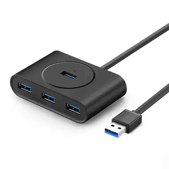 4-Портовый USB 3.0 Концентратор-Разветвитель для Ноутбука Macbook, ПК, Жесткого диска компьютера