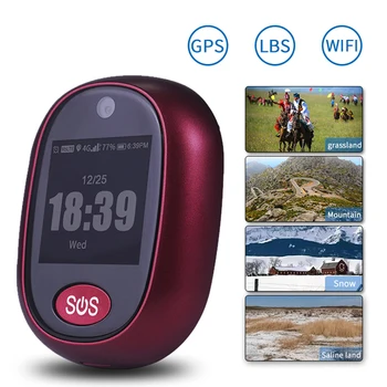 4G Смарт-SOS-трекер с подвеской, водонепроницаемая HD-камера, GPS-отслеживание вызова, устройство для напоминания о таблетках, локатор для управления здоровьем пожилых людей