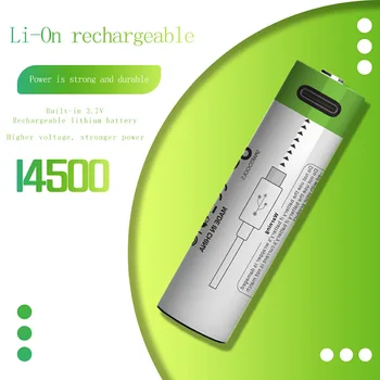Aa USB литий-ионный аккумулятор зарядное устройство Зарядка аккумулятора 3,7 В Зарядка 14500 фонарик Мышь USB игрушечный аккумулятор батарея