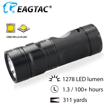 EAGTAC GX25A3 1278 Люмен Супер яркий светодиодный фонарик Edc Torch 3 * AA Battery Портативный Легкий программируемый выход