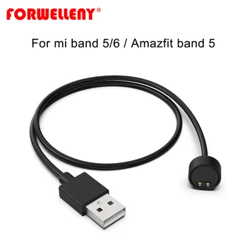 Forwelleny USB Зарядное Устройство Для Xiaomi Amazfit band5 Mi Band 4 5 6 Кабель Для Зарядки NFC Глобальная версия Адаптера