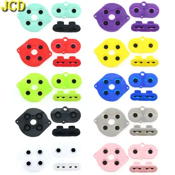 JCD 1 комплект Резиновых Токопроводящих Кнопок A B D Pad Для GameBoy Classic GBC Силиконовые Запчасти Для Ремонта клавиатуры Start Select 10 Цветов