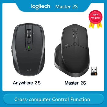 Logitech MX Master 2S Anywhere 2S Беспроводная мышь Bluetooth, офисная мышь 2,4 G, мышь с низким уровнем шума, эргономичный дизайн