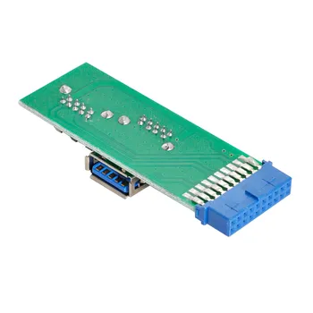 NGFF USB 3.0 Двухсторонний разъем типа A для подключения к материнской плате 20Pin 19-контактный разъем для разъема заголовка коробки PCBA со светодиодом