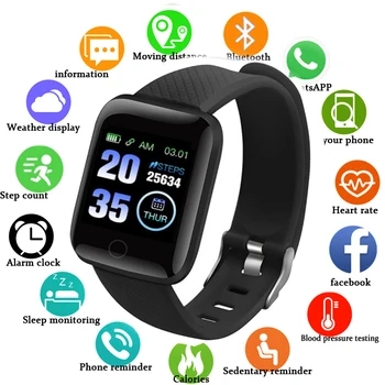 Reloj Smart Band Спортивные Умные часы с цветным экраном Для Мужчин И Женщин, фитнес-трекер, пульсометр, смарт-часы для android ios