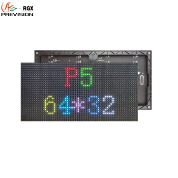 SMD P5 Светодиодная панель дисплея, Рекламная RGB Светодиодная доска, Ledwall Hub75, Крытый Полноцветный модуль 320 * 160 мм