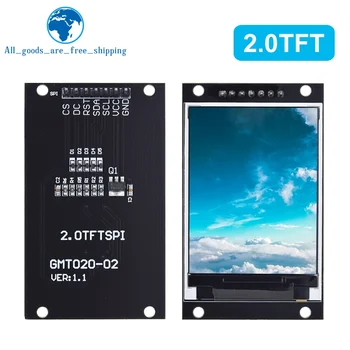 TZT 2,0-дюймовый TFT-дисплей OLED LCD Drive IC ST7789V 240rgb x320 с Матричным интерфейсом SPI для Полноцветного ЖК-модуля Arduio