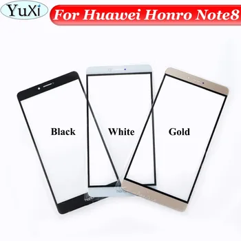 YuXi Для Huawei Honor Note 8 Замена внешнего стеклянного объектива для Huawei Honor Note 8 Сенсорный экран Внешняя Стеклянная крышка экрана 6,6 