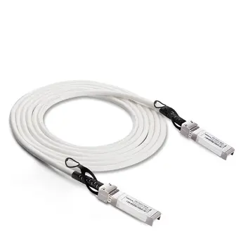 [Белый] Цветной кабель SFP + DAC 10G - Twinax SFP кабель для Cisco SFP-H10GB-CU1M, Arista, Ubiquiti, Mikrotik, длиной 1 метр (3,3 фута)