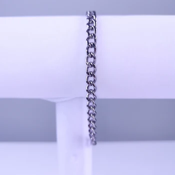 Браслет-цепочка из чистого титана диаметром 5,8 мм для мужчин и женщин