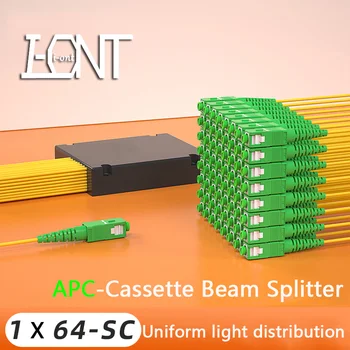 Волоконно-оптический разветвитель SC/APC 1x64 PLC, Волоконно-оптический разветвитель Cassett или ABS PLC Splitter, Однорежимный 2,0 мм, разъем SC FC LC ST
