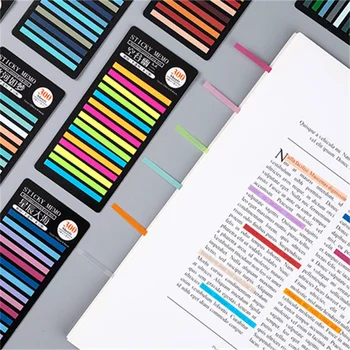 Выложенные на 300 Листах Вкладки Прозрачные Липкие Заметки Самоклеящиеся Закладки С аннотациями Для Чтения Книг Блокнот Эстетические Канцелярские принадлежности