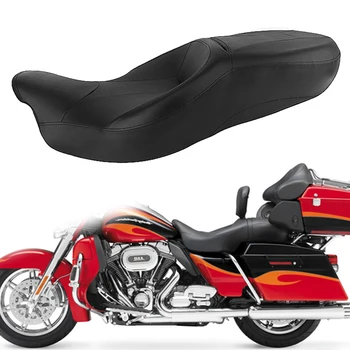 Двухместная Подушка Для Сиденья водителя и пассажира мотоцикла Harley Touring Road King Electra Street Glide Ultra Classic 2014-2020