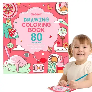Детские книжки-раскраски для рисования, геометрические развивающие игрушки для раннего обучения, Практика Рисования, пищевые чернила, Подарок для рукоделия