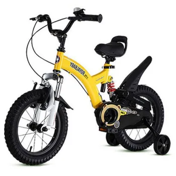 Детский велосипед 12 дюймов Для мальчиков и девочек 3-12 лет, Детская Велосипедная коляска, Новый 12-дюймовый горный велосипед, рама из высокоуглеродистой стали