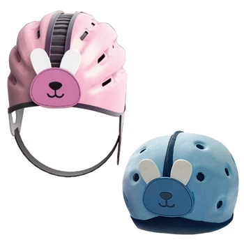 Детский защитный шлем для защиты головы, регулируемый головной убор, защита от падения, дети учатся ходить в аварии