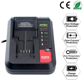 Для Black decker зарядное устройство Литий-ионный Аккумулятор Зарядное Устройство Porter Cable Stanley 10,8 В 14,4 В 18 В 20 В PCC690L L2AFC FMC690L FMC688L 686L B & D