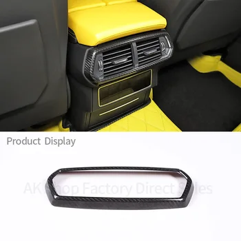 Для Lamborghini URUS Выходная панель кондиционера заднего сиденья, рамка, покрытие из настоящего углеродного волокна, модификация интерьера, автомобильные аксессуары