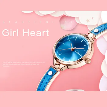 Женские часы KIMIO, кварцевый кожаный браслет, стальной ремешок, модные часы, женские Брендовые роскошные женские наручные часы, Прямая поставка, часы в Подарок