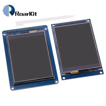 ЖК-дисплей 3,2 дюймов Сенсорный Экран TFT ЖК-дисплей Цветной Экран Дисплей Модуль 320X240 ILI9341 Совместимый с Пунктуальностью Atom для Arduino 2560 DIY
