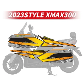Используется Для YAMAHA XMAX300 Аксессуары 2023 Мотоциклетный Стиль Горячие Продажи Защитная наклейка с печатью линии всего тела Комплекты Отличительных знаков