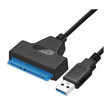 Кабель USB Sata Адаптер Sata 3 к USB 3.0 Кабель адаптера USB Sata Поддержка жесткого диска Ssd Hdd 2,5 Дюйма