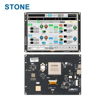 Каменный 8-дюймовый HMI TFT ЖК-дисплей с последовательным портом + Программа + Плата управления