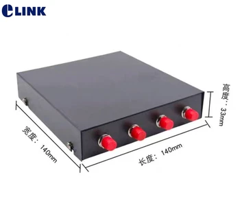 клеммная коробка с 4 ядрами FC FTTX FTTH включает в себя косичку FC и адаптер SPCC, 4 порта волоконно-оптической коммутационной панели, сеть SM ELINK