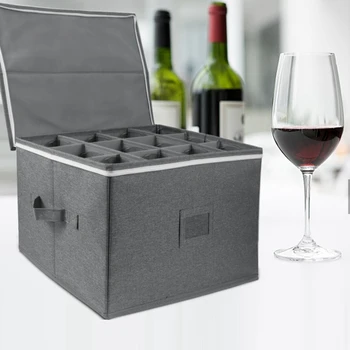 Коробка для хранения бокалов для вина Складная коробка для хранения Бокалов