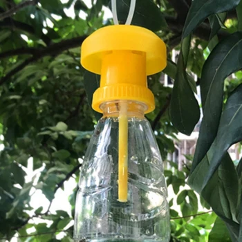Ловушка для плодовых мух, пластиковая желтая ловушка для дрозофилы, ловушка для мух, ловушка для борьбы с вредителями и насекомыми для домашней фермы Orchard11