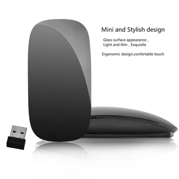 Малошумящие Портативные Эргономичные бесшумные клавиши Беспроводная оптическая мышь USB Multi + Scroll, совместимая с ноутбуком Apple