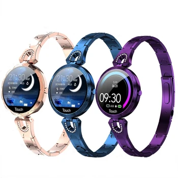 Модные умные часы для женщин IP67, Водонепроницаемое носимое устройство, монитор сердечного ритма, спортивный женский браслет, умные часы для дам AK15, Новинка