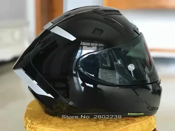 Мотоциклетный шлем с полным лицом X14 глянцевый черный моторный шлем Для Езды по мотокроссу, Гоночный Шлем для мотобайка
