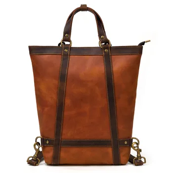 Мужская сумка из натуральной кожи, Повседневный рюкзак для мужчин, Многофункциональная сумка, Деловой Женский рюкзак, сумка для компьютера, Мужская сумка