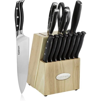 Набор ножевых блоков Cuisinart C77TRN-15P Nitrogen Collection из 15 предметов, черный