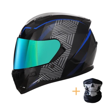 Новое Поступление, профессиональный гоночный мотоциклетный шлем, Двухобъективный шлем для мотокросса, полный шлем Cascos Para Moto Vespa Capacetes