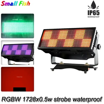 НОВЫЕ 12 Сегментов RGBW LED Strobe Wash Effect IP65 Водонепроницаемые Наружные Сценические Светильники DMX512 Disco DJ Свадебный Фон Скачки