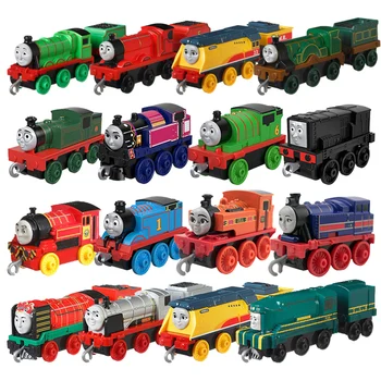 Оригинальный поезд Thomas and Friends Trackmaster из сплава, Томас Эдвард Ниа Мерлин, Игрушечный поезд с крючком, коллекция детских игрушек для мальчиков