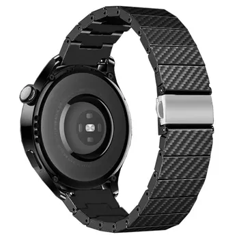 Печать из углеродного волокна для Samsung Galaxy 5 Ремешок 40 мм 44 мм Active 2 Gear S3 20/22 мм Huawei Watch GT/2/3/ Pro браслет amazfit Bip
