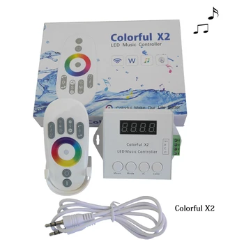 Полноцветный Музыкальный RGB светодиодный Контроллер 600/1000 Пикселей для 5 В-24 В 12 В WS2812B WS2811 WS2813 6803 USC1903 IC Цифровая светодиодная лента
