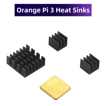Радиаторы для Orange Pi 3 4 PSC Алюминиевый медный радиатор Охлаждающая подставка Металлический кулер для Orange Pi 3