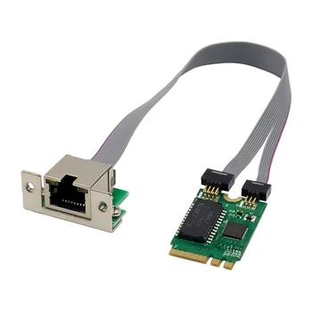 Сетевая карта Mini PCIE M.2 A + E для RTL8111F Gigabit Ethernet Карта с Одним Портом сети RJ45 Ethernet